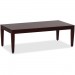 Lorell 59544 Mahogany Finish Solid Wood Coffee Table