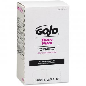 GOJO 7220-04 RICH PINK Antibacterial Lotion Soap