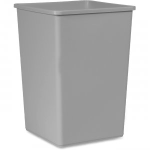 Rubbermaid 3958GY Untouchable Square 35-gal Container