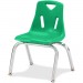 Jonti-Craft 8142JC1119 Jonti-Craft Berries Plastic Chairs w/Chrome-Plated Legs