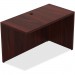 Lorell 34322 Chateau Series Mahogany Laminate Desking