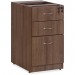 Lorell 69985 Essentials Walnut B/B/F Fixed Pedestal