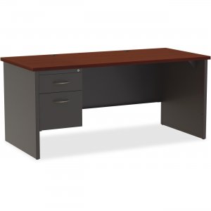 Lorell 79152 Mahogany Laminate/Ccl Modular Desk Series