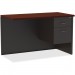 Lorell 79154 Mahogany Laminate/Ccl Modular Desk Series