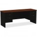 Lorell 79157 Walnut Laminate Comm. Steel Desk Series