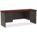 Lorell 79158 Mahogany Laminate/Ccl Modular Desk Series