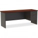 Lorell 79162 Mahogany Laminate/Ccl Modular Desk Series