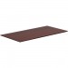 Lorell 59607 Quadro Sit/Stand Straight Edge Mahogany Tabletop