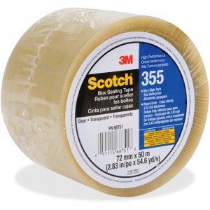 Scotch 35572X50CL Box-Sealing Tape 355