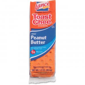 Lance SN40653 Toast Chee Peanut Butter Cracker Sandwiches