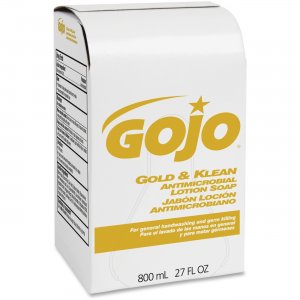 GOJO 912712 Gold & Klean Antimicrobial Lotion Soap