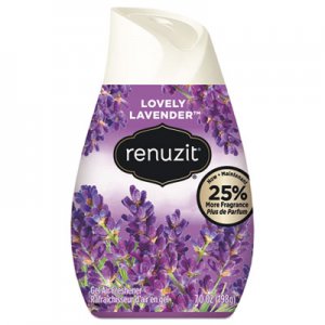 Renuzit DIA35001CT Adjustables Air Freshener, Lovely Lavender, Solid, 7 oz, 12/Carton