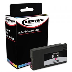 Innovera IVR951XLM Remanufactured CN047AN (951XL) High-Yield Ink, Magenta