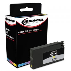 Innovera IVR951XLY Remanufactured CN048AN (951XL) High-Yield Ink, Yellow