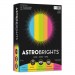 Astrobrights WAU99608 Color Paper -"Bright" Assortment, 24lb, 8.5 x 11, Assorted Bright Colors, 500/Ream