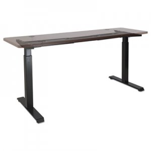 Alera ALEHT2SSB 2-Stage Electric Adjustable Table Base, 27 1/4" to 47 1/4" High, Black