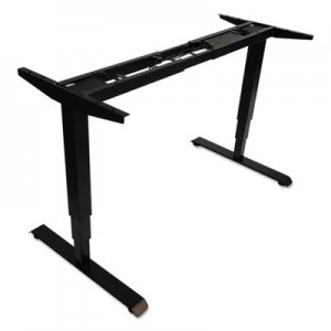 Alera ALEHT3SAB 3-Stage Electric Adjustable Table Base w/Memory Controls, 25" to 50 3/4"H, Black