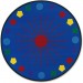 Flagship Carpets FE11787A Shapes Galore Round Rug