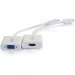 C2G 30003 USB-C to HDMI or VGA Audio/Video Adapter Kit for Apple MacBook