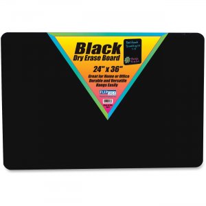 Flipside 40088 Black Dry Erase Board