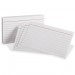 Oxford 10022 Red Margin Ruled Index Cards