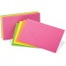 Oxford 81300 Neon Glow Ruled Index Cards