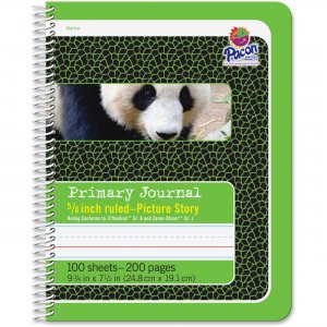 Pacon 2434 1/2" Short Way Ruled Composition Book