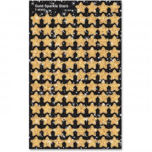 TREND 46403 Gold Sparkle Stars superShapes Stickers