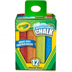 Crayola 512012 Washable Color Sidewalk Chalk Sticks
