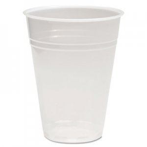 Boardwalk BWKTRANSCUP9PK Translucent Plastic Cold Cups, 9oz, Polypropylene, 100/Pack