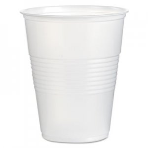 Boardwalk BWKTRANSCUP16CT Translucent Plastic Cold Cups, 16oz, Polypropylene, 50/Bag, 20 Bags/Carton