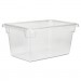 Rubbermaid Commercial RCP3304CLE Food/Tote Boxes, 5gal, 12w x 18d x 9h, Clear