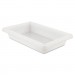 Rubbermaid Commercial RCP3507WHI Food/Tote Boxes, 2gal, 18w x 12d x 3 1/2h, White