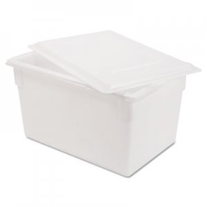 Rubbermaid Commercial RCP3501WHI Food/Tote Boxes, 21.5gal, 26w x 18d x 15h, White