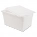 Rubbermaid Commercial RCP3501WHI Food/Tote Boxes, 21.5gal, 26w x 18d x 15h, White