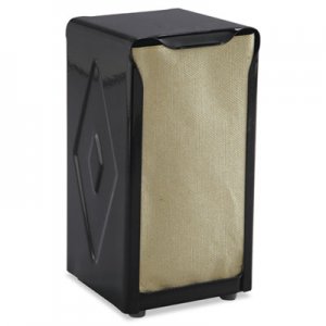San Jamar SJMH900BK Tabletop Napkin Dispenser, Tall Fold, 3 3/4 x 4 x 7 1/2, Capacity: 150, Black