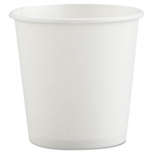 Dart SCC374W2050 Polycoated Hot Paper Cups, 4 oz, White