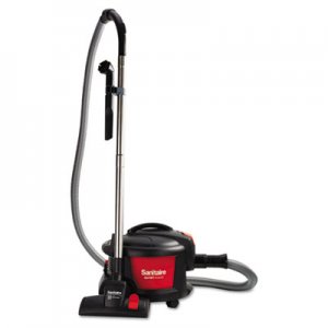 Sanitaire EURSC3700A Quiet Clean Canister Vacuum, Red/Black, 9.0 Amp, 11" Cleaning Path