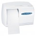 Kimberly-Clark KCC09605 Coreless Double Roll Tissue Dispenser, 11 1/10 x 6 x 7 5/8, White