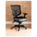 Alera ALEEL4215 Elusion Series Mesh Mid-Back Multifunction Chair, Black Leather