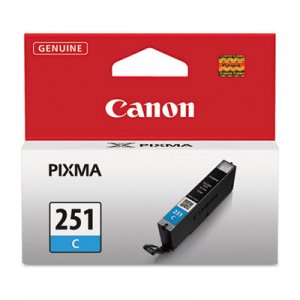 Canon CNM6514B001 6514B001 (CLI-251) ChromaLife100+ Ink, Cyan