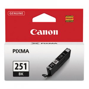 Canon CNM6513B001 6513B001 (CLI-251) ChromaLife100+ Ink, Black