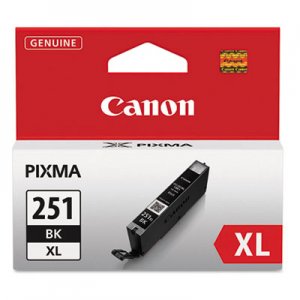 Canon CNM6448B001 6448B001 (CLI-251XL) ChromaLife100+ High-Yield Ink, Black