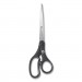 Westcott ACM15586 KleenEarth Basic Plastic Handle Scissors, 9" Long, 4.25" Cut Length, Black Straight Handle