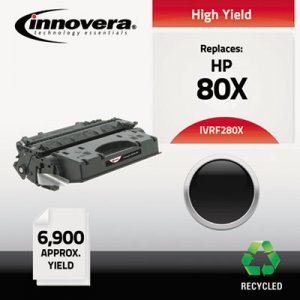 Innovera IVRF280X Remanufactured CF280X (80X) High-Yield Toner, Black