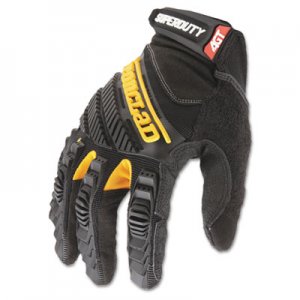 Ironclad IRNSDG205XL SuperDuty Gloves, X-Large, Black/Yellow, 1 Pair
