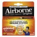 Airborne ABN30004 Immune Support Effervescent Tablet, Zesty Orange, 10/Box