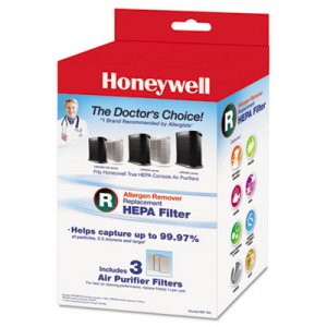 Honeywell HWLHRFR3 Allergen Remover Replacement HEPA Filters, 3/Pack