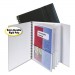 C-Line CLI32881 Eight-Pocket Portfolio with Security Flap, Polypropylene, 8 1/2 x 11, Black