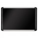 MasterVision BVCMVI210301 Black fabric bulletin board, 48 x 96, Silver/Black